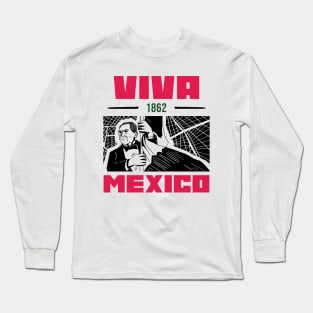 Viva Mexico Mexican Pride Mexicano Mexicana Chicano Chicana Long Sleeve T-Shirt